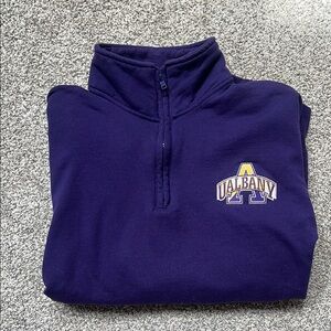 Purple UAlbany Quarter-Zip Pullover